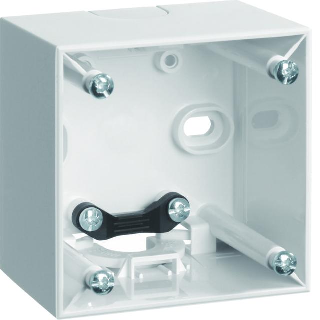 Integro Flow Puszka natynkowa 1-krotna wysoka biały