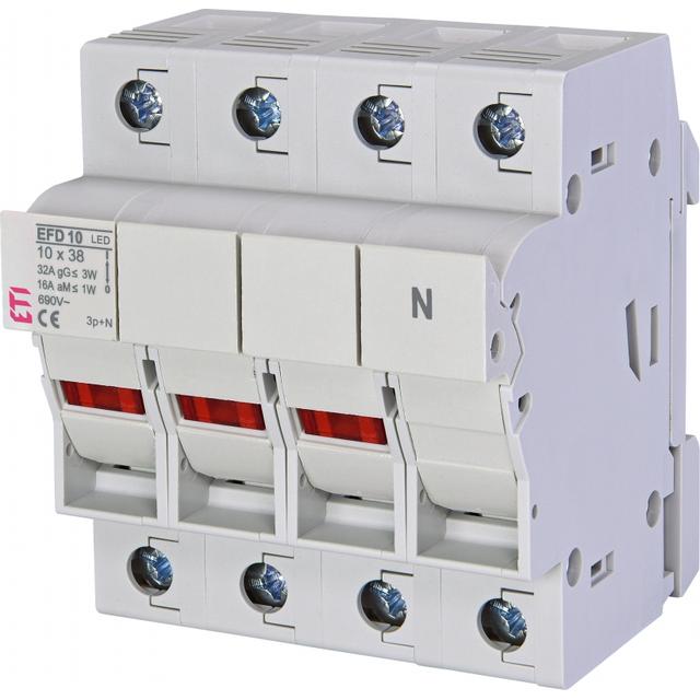 Rozłącznik bezpiecznikowy z adapterem EFD 10 3P+N LED AD 002540315 ETI