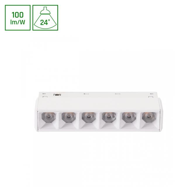 SYSTEM SHIFT BASIC - GRID XS OPRAWA LINIOWA 110MM 6W 4000K BIAŁY