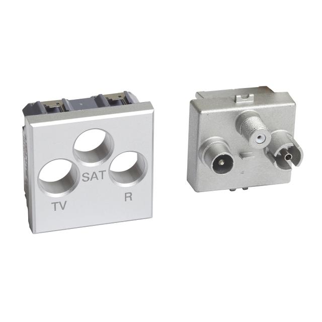 AXOLUTE - GNIAZDO TV/RD/SAT  GWIAZDA  - 2 MODUŁY, Bticino