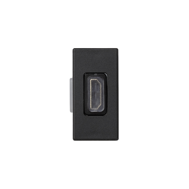 Simon Connect Płytka K45/2 adapter HDMI-HDMI 225x45mm+wkład szary grafit