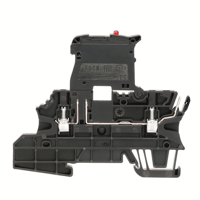 WMF 2.5 FU BLZ 60-150V SW Złączka szynowa z bezpiecznikiem /50szt./ WEIDMULLER