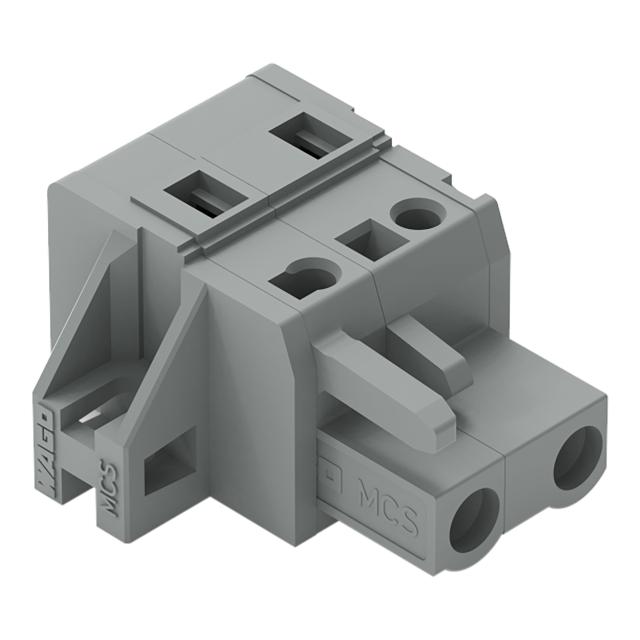 wtyk sprężynowy rast. 7,5mm 2-torowy /50szt./ WAGO