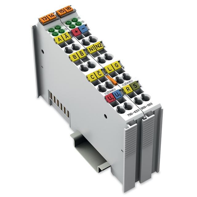 Moduł interfejsu enkodera przyrostowego RS 422 jasnoszary 750-637/000-003 WAGO