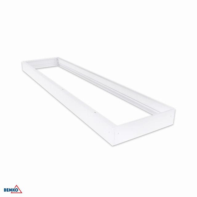 RAMKA MONTAŻOWA DO PANELU LED 120x30 BIAŁA ECO WYS. 68MM