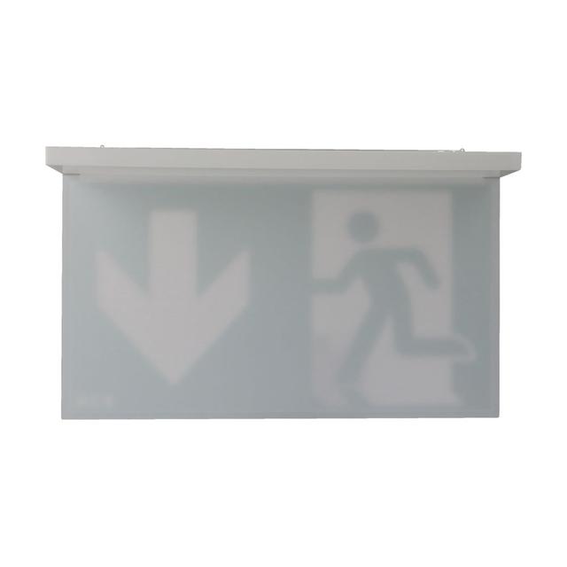 NexiTech LED opal szyba strzałka w dół / zaślepka 30m ISO7010 NEXI-PLEXO-DB EATON