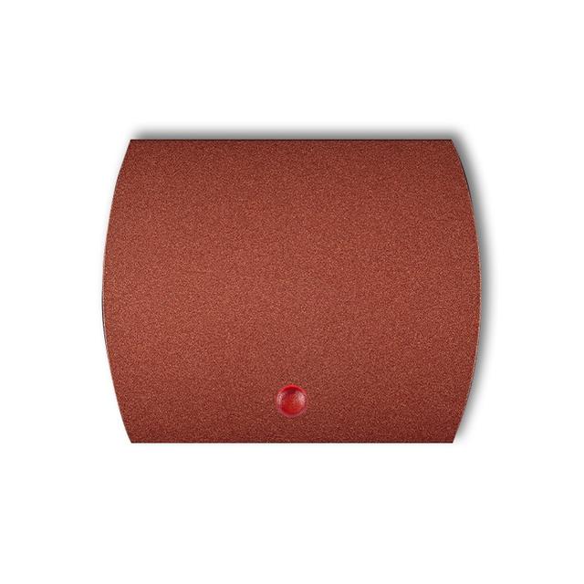 Klawisz z oczkiem do łączników serii TREND i LOGO brązowy metalik