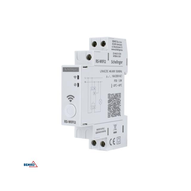 ASTRONOMICZNY PROGRAMATOR CZASOWY WIFI JEDNOKANAŁOWY 48-240V AC/DC