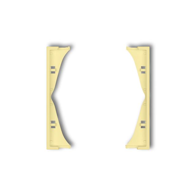 ICON Ramka pośrednia do gniazd podwójnych kanarkowy KARLIK