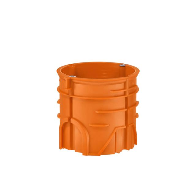 ZZ60DFw ,  Puszka podtynkowa do łączenia O 60, głęboka, z wkrętami, pomarańczowy