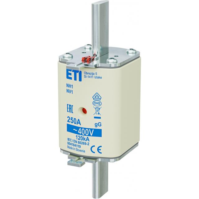 Wkładka topikowa NH zwłoczna KOMBI NH1 gG 250A 400V 004184119 ETI