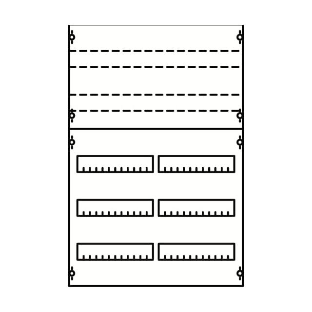 2V1KA Pole rozdzielcze 2 kol.szer.