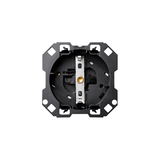 Simon 100 Gniazdo z uziemieniem Schuko (mechanizm bez ramki montażowej) 16A 250V 1click 10000432-039 KONTAKT