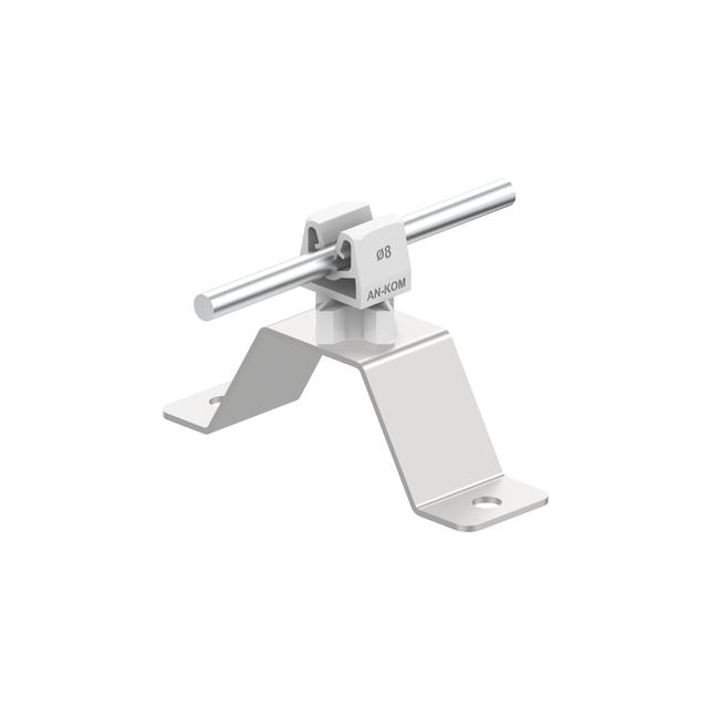 AN-11WN/OH/S Uchwyt przykręcany H=3,5cm Z-zatrzask /OH/ szary