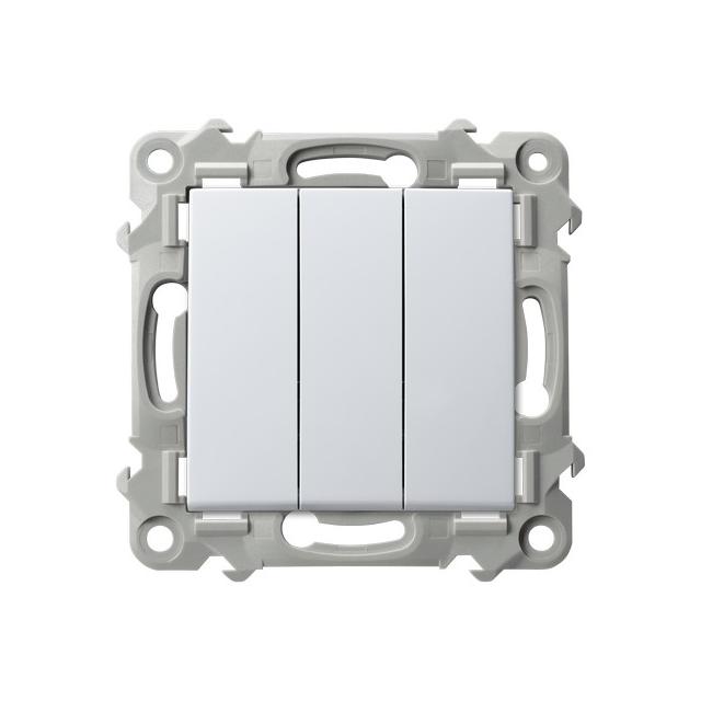SZAFIR Łącznik potrójny - kolor biały