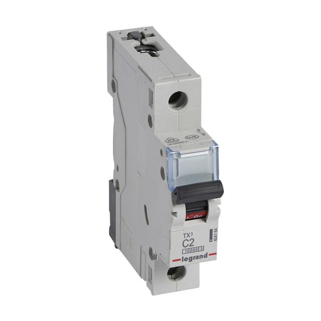 Wyłącznik Nadprądowy S 311 1P C2A 10000A TX3 404164 LEGRAND