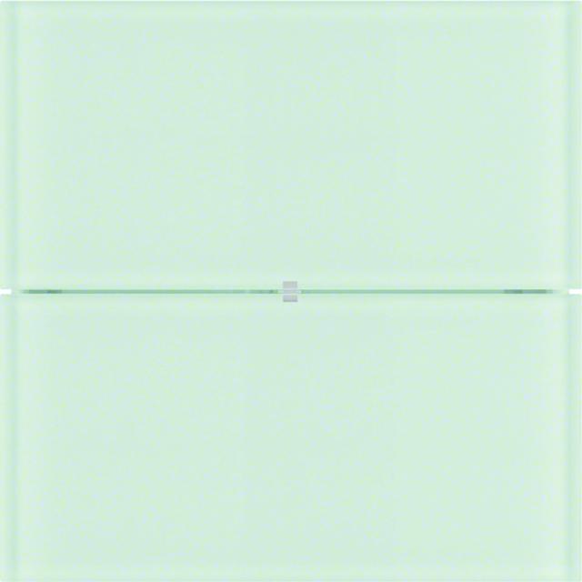 BERKER B.IQ Przycisk podwójny komfort szkło białe 75162590 HAGER