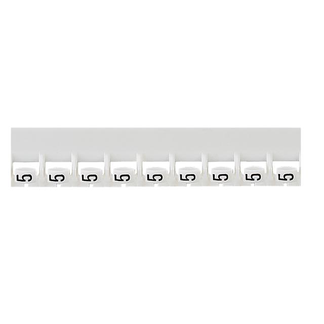Oznacznik 'Memocab' Białe Cyfry 5 (X600) 037785 LEGRAND