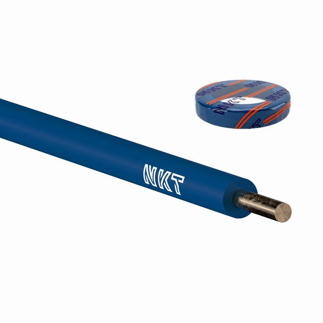 Przewód instalacyjny H07V-U (DY) 4mm2 niebieski 450/750V /100m/ NKT