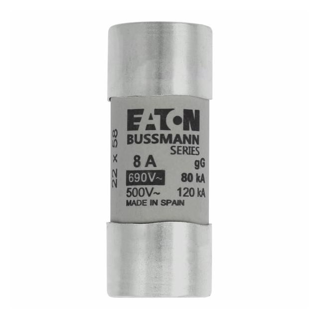 CYLINDRICAL FUSE 22 x 58 8A GG 690V AC Wkładka cylindryczna 22 x 58mm 8A GG 690V AC C22G8 EATON