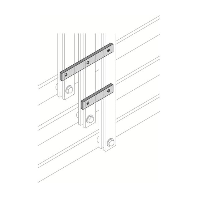 ZX671 Profil GFK łącznik szynowy izolacyjny 190mm