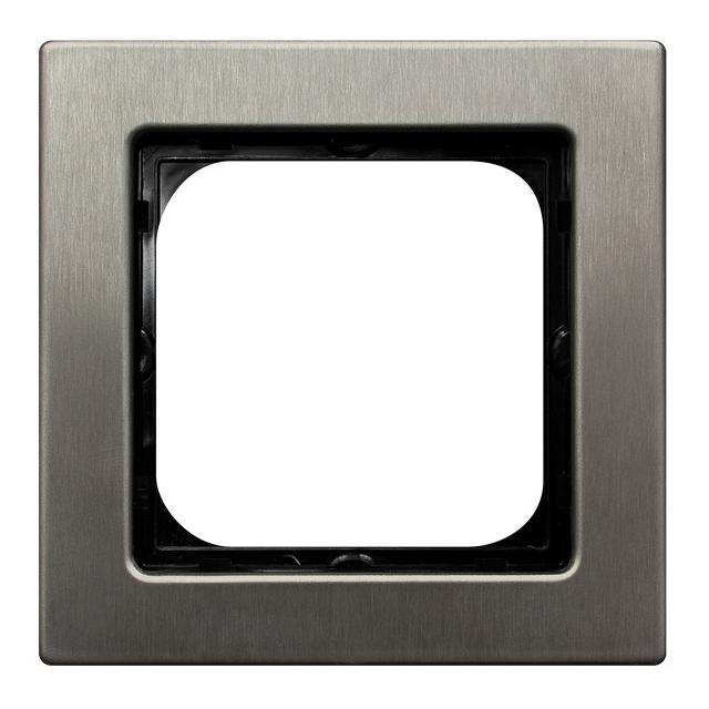 SONATA Ramka pojedyncza - kolor stal inox