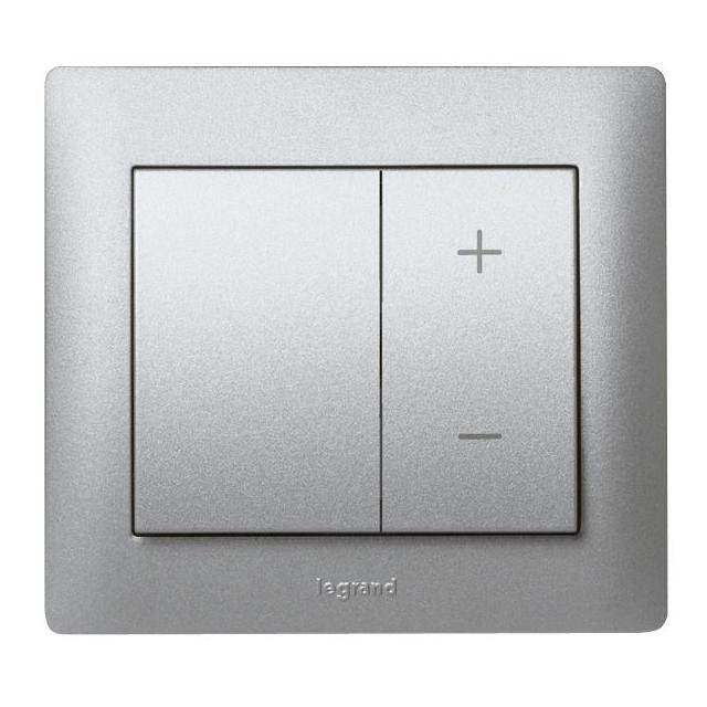 SISTENA LIFE PLAKIETKA METALIC DO REGULATORÓW OŚWIETLENIA PRZYCISKOWYCH, Legrand