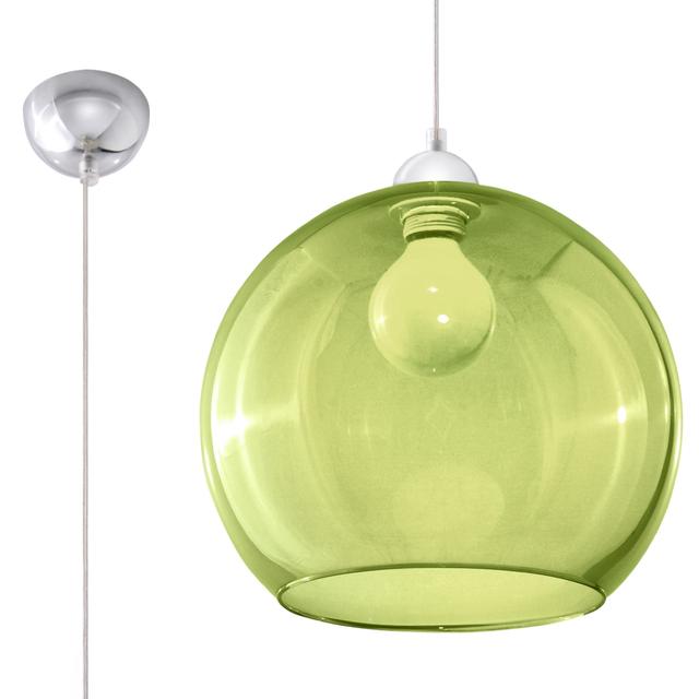 Sollux Lampa wisząca BALL zielona SL.0254