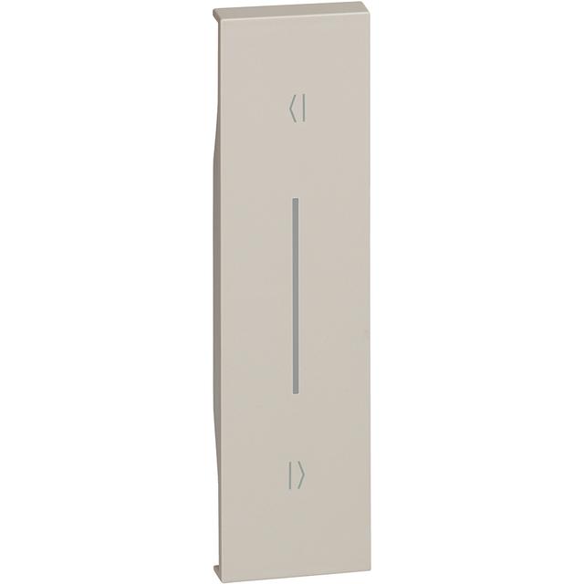 LIVING NOW - KLAWISZ DO PRZYCISKU ROLET K4037/K4027 W PIONIE - 1 MODUŁ - PIASKOWY BEŻ, Bticino