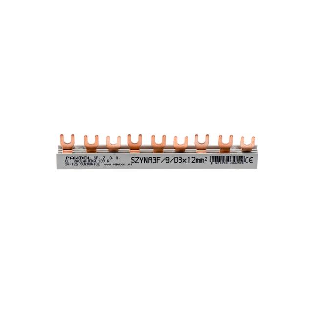 Szyna prądowa 3F, S-9 9mod. dzielona, 63A, 12 mm2  E.4036B PAWBOL