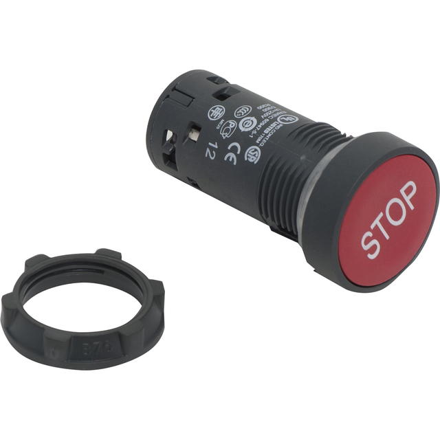 Harmony XB7 Przycisk płaski czerwony z samoczynnym powrotem XB7NA4234