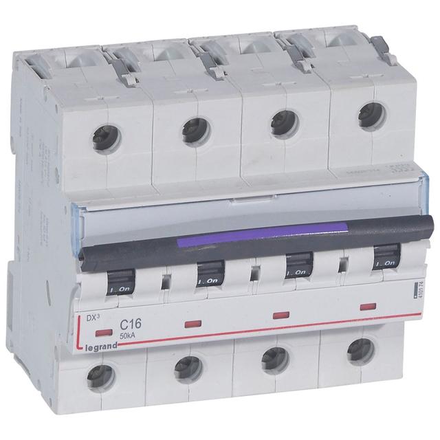Wyłącznik Nadprądowy S324 C16 4P 16A 50Ka DX3 410174 LEGRAND