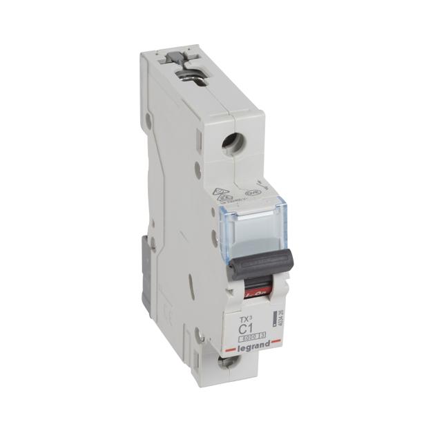 Wyłącznik Nadprądowy 1P C1A 6kA AC S301 TX3 403426 LEGRAND