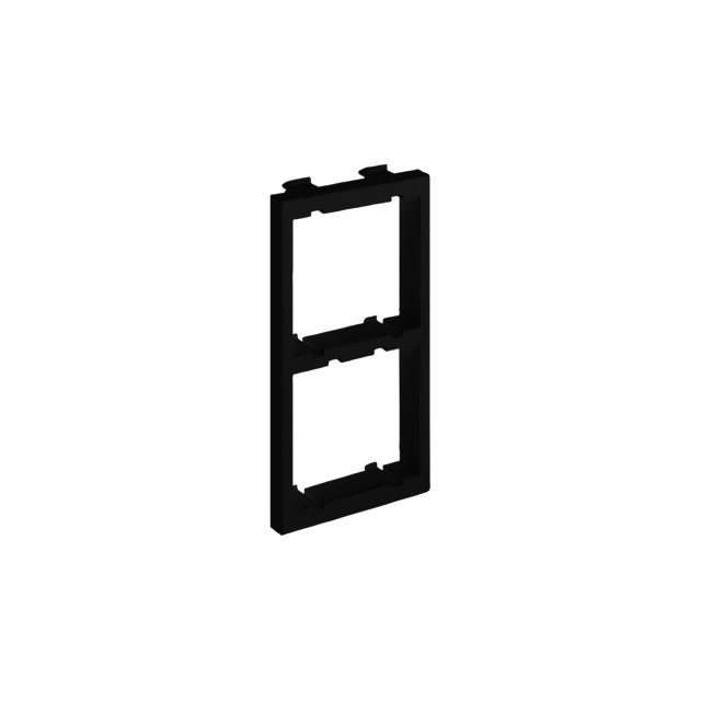 Adapter CIMA na 2 moduły K45 (45x45mm)pionowo szary grafit S62/14 KONTAKT