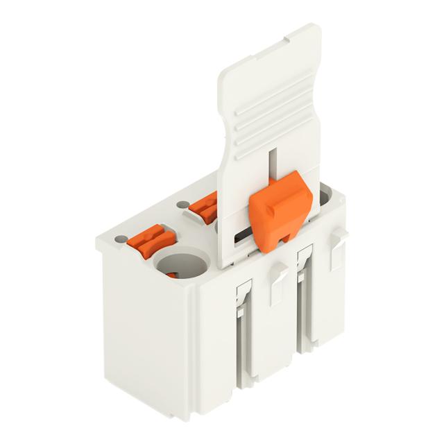 Gniazdo picoMAX raster 7,5mm 3‑biegunowe z płytką uchwytową i suwakiem 2092‑3103/002‑000 /100szt./ WAGO