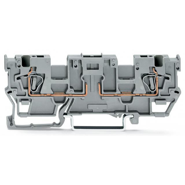 X-COM złączka bazowa 1-przewodowa/1-przewodowa szara