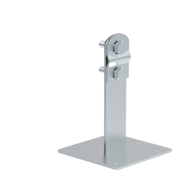 OC UCHWYT DACHOWY Z PŁYTKĄ /100/skręcany 15.1.1/S OC