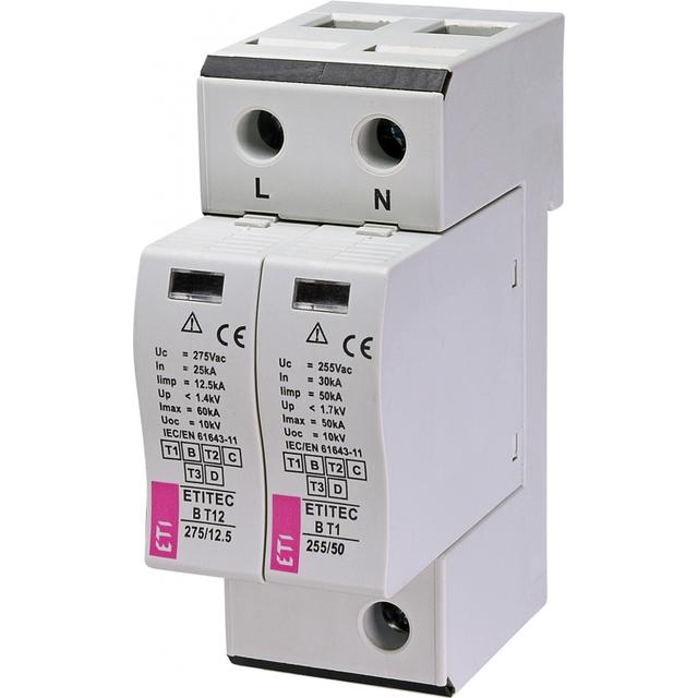 ETITEC B T12 275/12,5 1+1 - Ogranicznik przepięć T1, T2 (B,C)