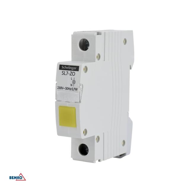 LAMPKA SYGNALIZACYJNA LED SL7 ŻÓŁTA SCHELINGER