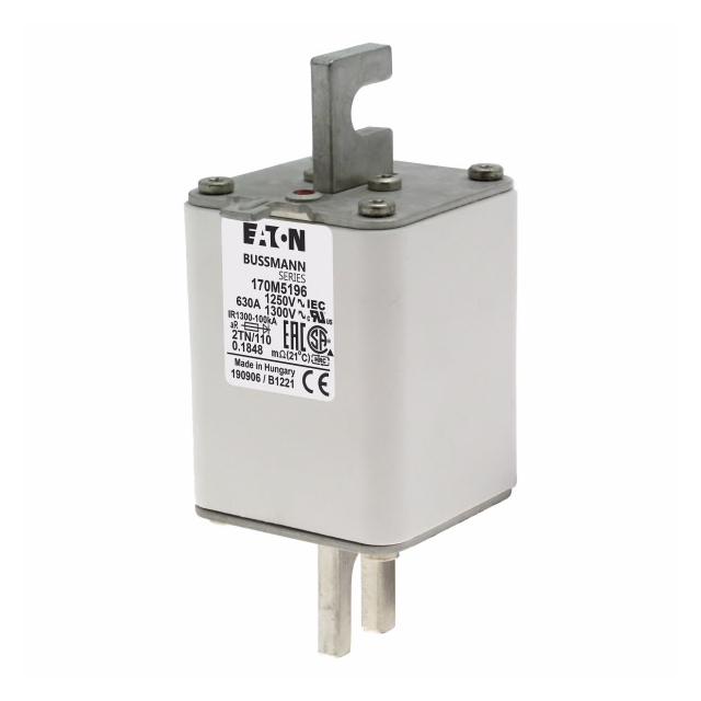 FUSE 630A 1250V 2TN/110 AR CU Wkładka szybka 630A AC 1250V rozmiar 2 61x75x138 mm aR DIN I 170M5196