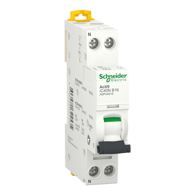 Wyłącznik nadprądowy iC40N 1P+N B16A A9P44616 Schneider