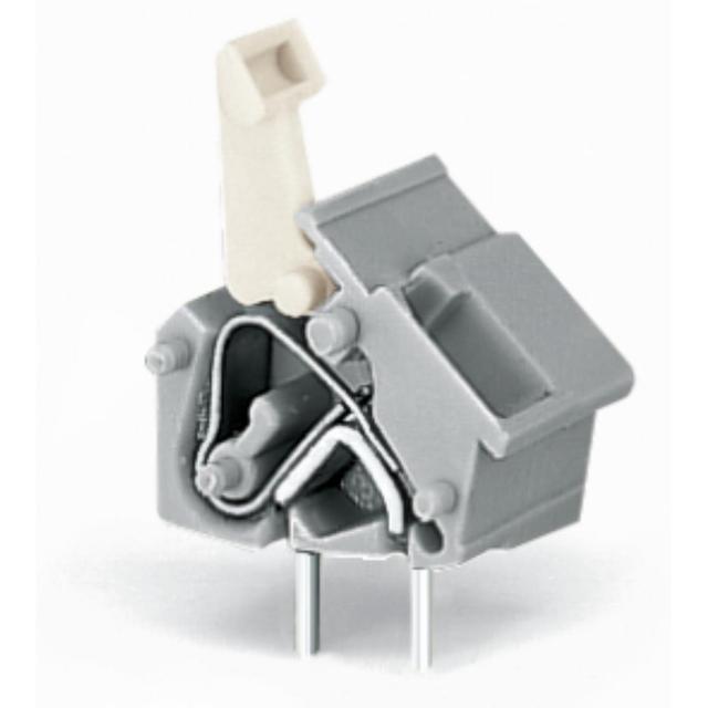 złączka do płytek drukowanych ciemnoszara raster 10/10,16 mm