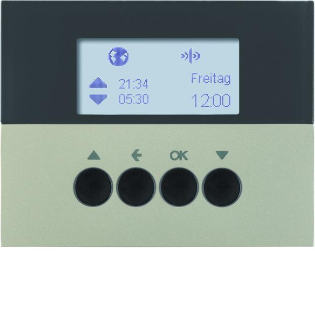 BERKER K.5 KNX RF quicklink Łącznik żaluzjowy czasowy do sterownika żaluzjowego i mechanizmu załączającego Berker.Net stal lakierowany 85745173 HAGER