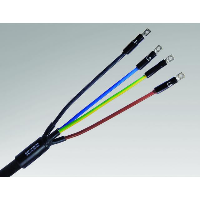 Głowica termokurczliwa wnętrzowa 0,6/1 kV do kabli 4-żyłowych o izolacji polimerowej, SFEH4 120-240 427209 CELLPACK