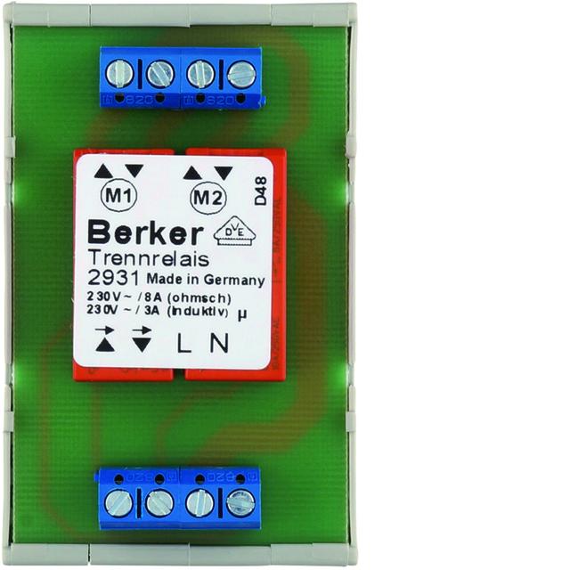 BERKER Przekaźnik rozdzielający DMS mechanizm zaciski śrubowe 2931 HAGER