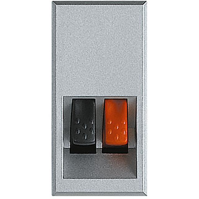 AXOLUTE - GNIAZDO GŁOŚNIKOWE 1 MODUŁ ALUMINIUM, Bticino
