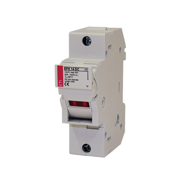 Podstawa bezpiecznikowa DC EFH 14 DC 1P LED 1100V 002560214 ETI