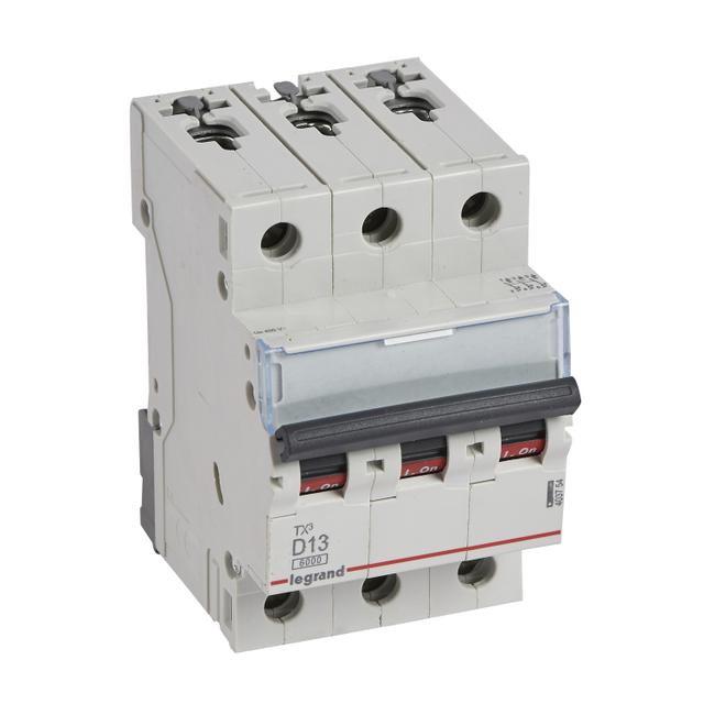 Wyłącznik Nadprądowy S 303 3P D13A 6kA TX3 403754 LEGRAND