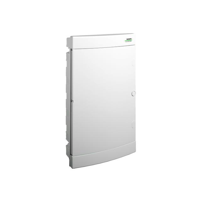 PNF 36W Rozdzielnica podtynkowa drzwi białe IP40 3 rzędy 3x12 modułów 101522 NOARK