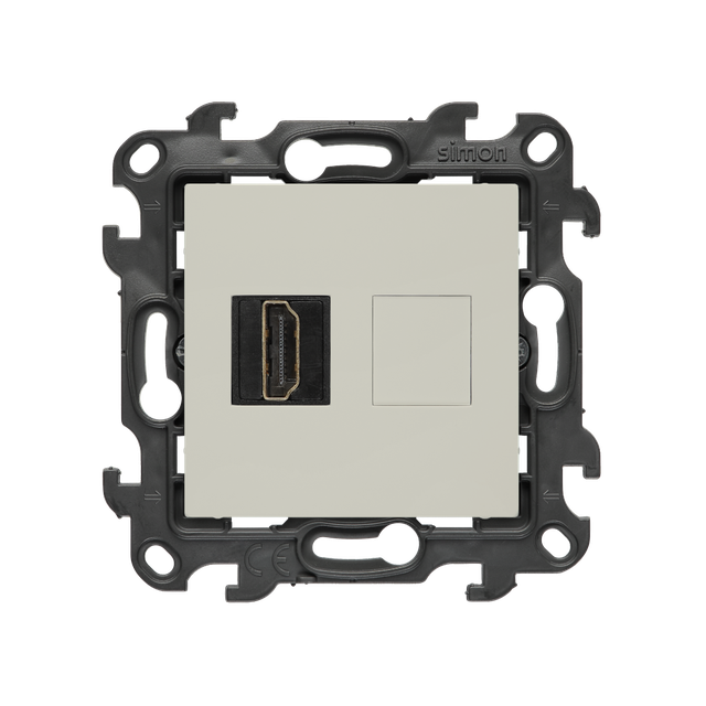 Simon 24 Gniazdo HDMI 2.1 pojedyncze kaszmirowy NGHDMI121.01/42